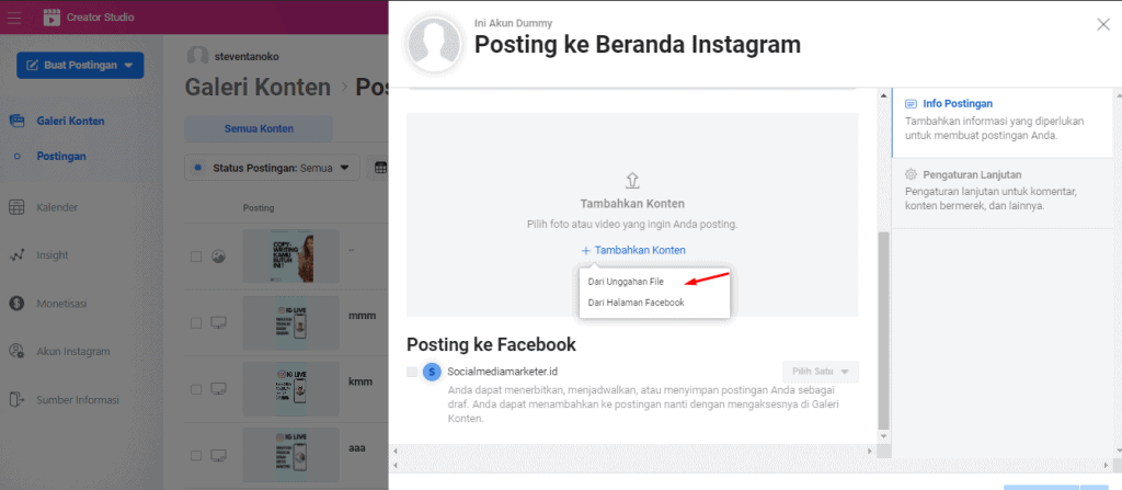 facebook creator studio