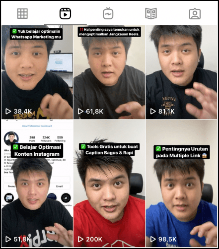 instagram reels untuk bisnis