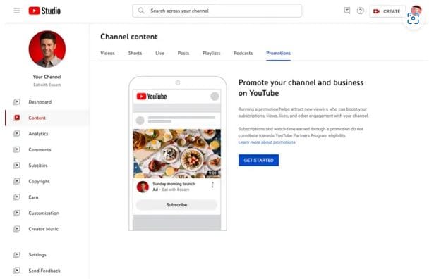 fitur pembuatan iklan youtube