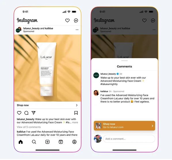 instagram tambah fitur testimoni di iklan