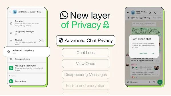 whatsapp tambah pengaturan privasi chat