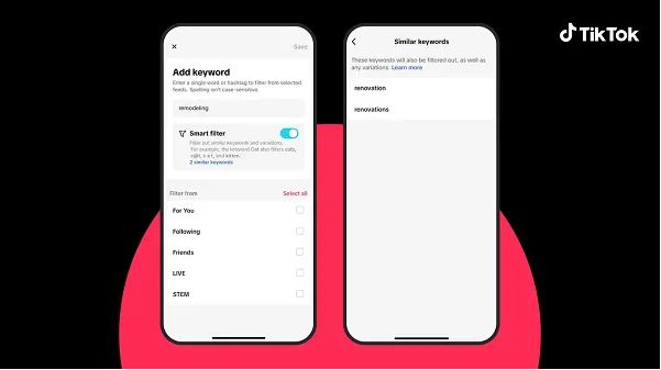 fitur filter kata kunci tiktok