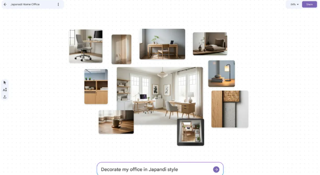 Google rilis aplikasi moodboard, mixboard