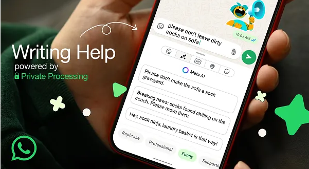 whatsapp tambah fitur rekomendasi AI