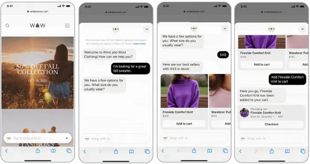 Meta perluas fitur AI dan chatbot untuk website