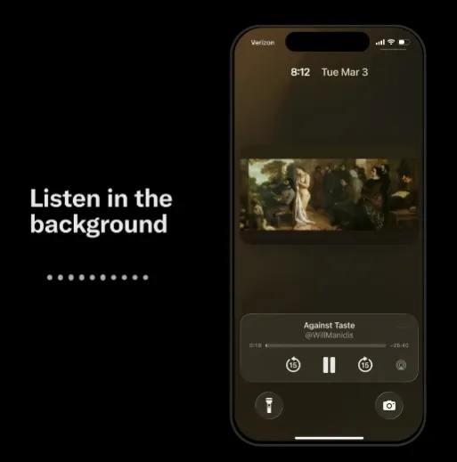X tambah opsi audio di konten artikel 
